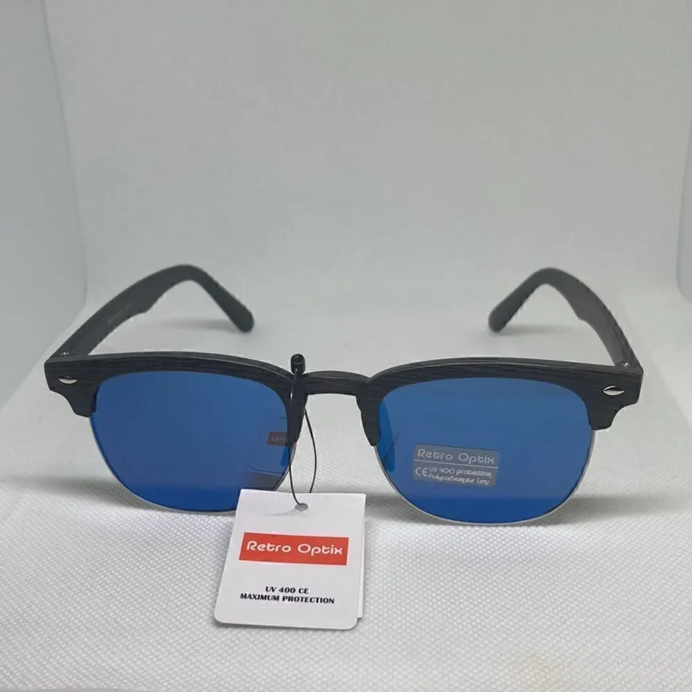 Dark Wood Print Sunglasses